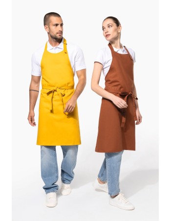 Cotton apron without pocket