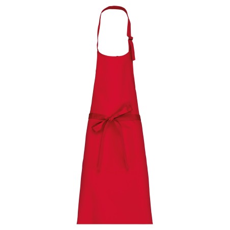 Cotton apron without pocket