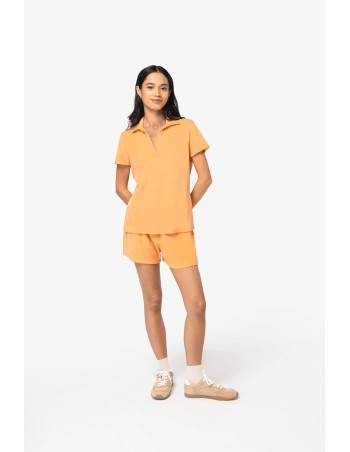 Polo ecorresponsable de rizo mujer 2