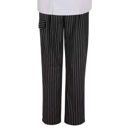 PANTALÓN NEGRO RAYADO UNISEX 