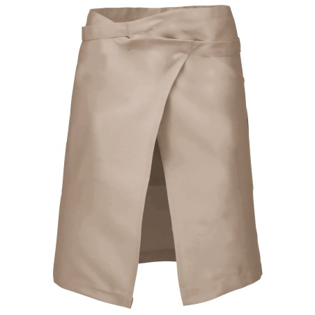Polycotton mid-length apron