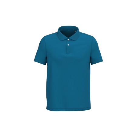 Polo ecorresponsable punto piqué hombre
