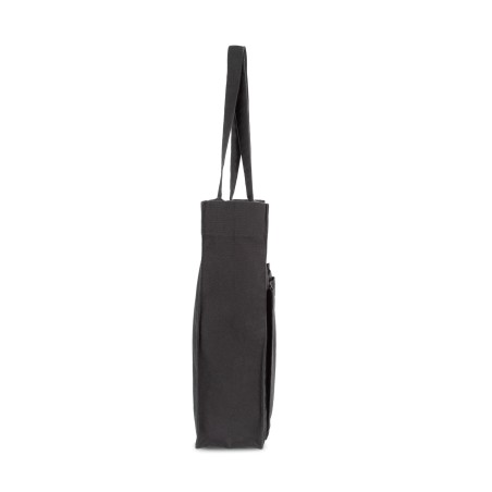 Cotton bag with front pockets