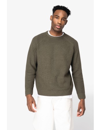 Eco-friendly men’s chunky knit jumper
