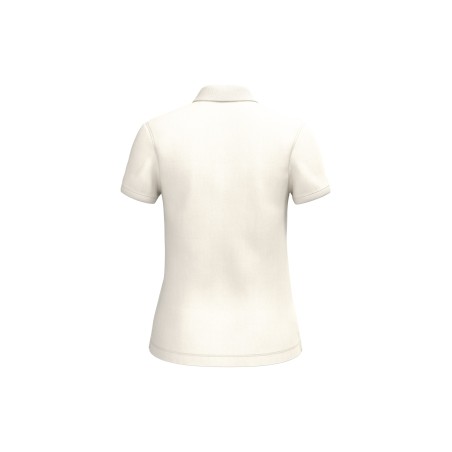 Polo ecorresponsable punto piqué mujer