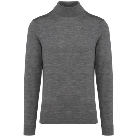 Men\\\'s roll-neck merino jumper
