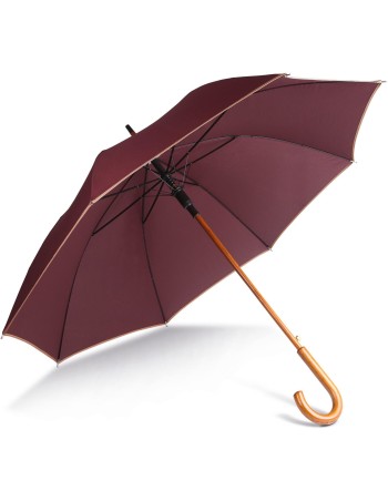 Auto open wooden umbrella