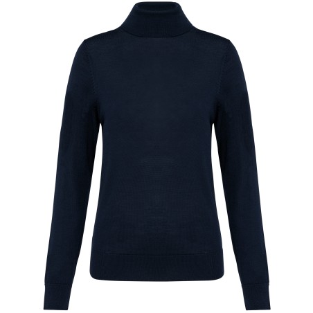 Ladies\\\' roll-neck merino jumper