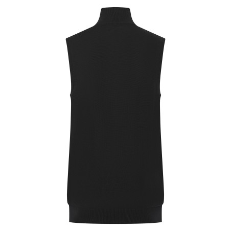 Jersey con cremallera sin mangas hombre