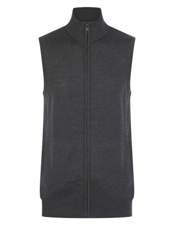 Jersey con cremallera sin mangas hombre 2