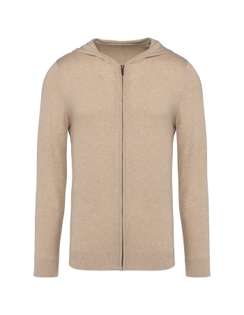 Eco-friendly Men\\\'s Lyocell Full zip Hooded Jumper 2
