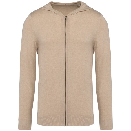 Eco-friendly Men\\\'s Lyocell Full zip Hooded Jumper