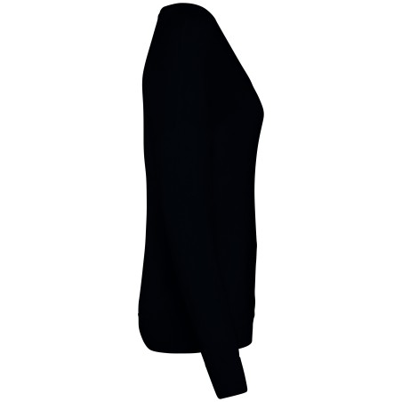 Eco-friendly Ladies\\\' Lyocell V Neck Jumper