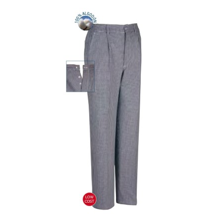 PANTALÓN unisex pata gallo 100% algodón