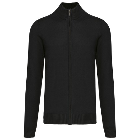 Chaqueta de punto con cremallera hombre