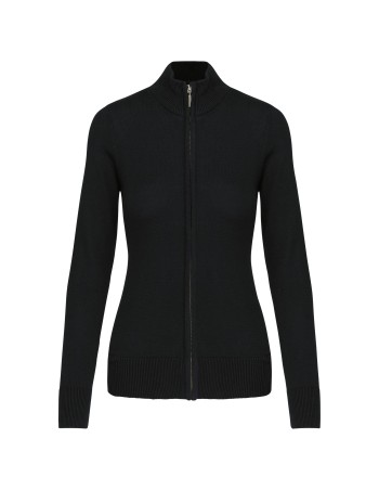 Chaqueta de punto con cremallera mujer 2