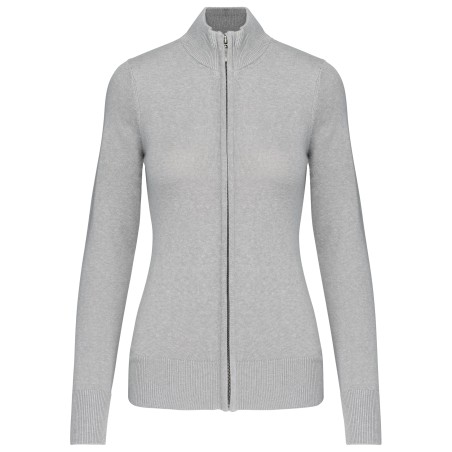 Ladies\\\' full zip cardigan