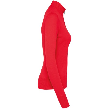 Chaqueta de punto con cremallera mujer