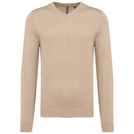 Jersey cuello de pico hombre