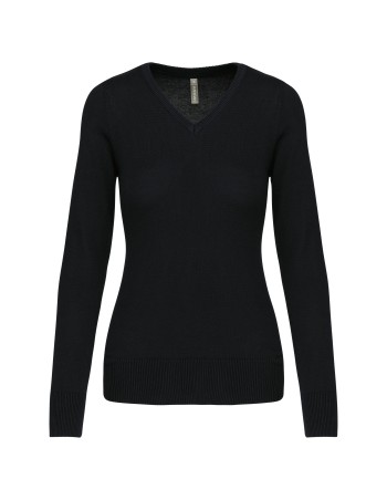 Jersey cuello de pico mujer 2