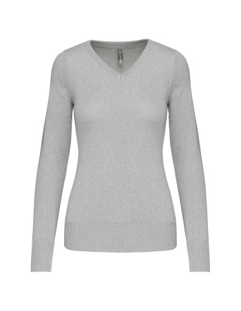 Jersey cuello de pico mujer 2