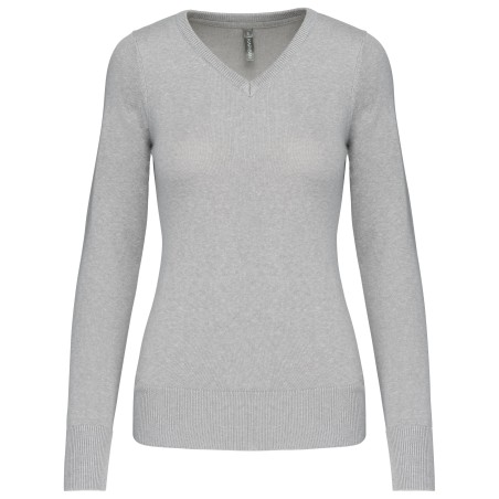Ladies\\\' V-neck jumper