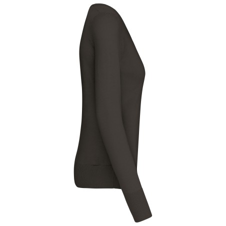 Jersey cuello de pico mujer