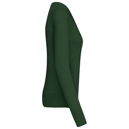 Jersey cuello de pico mujer