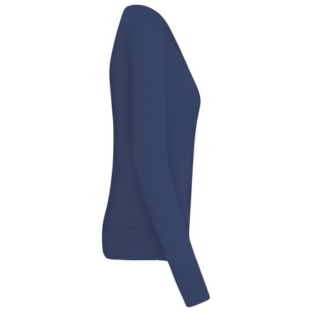 Jersey cuello de pico mujer