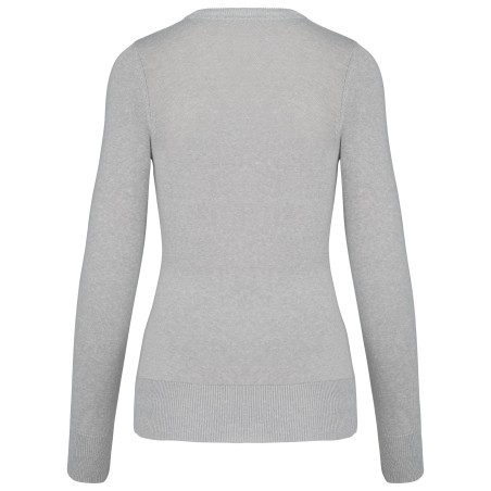 Jersey cuello redondo manga larga mujer