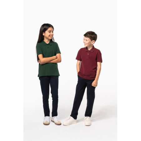Polo de punto piqué Bio180 infantil
