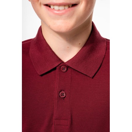 Kids Bio180 pique polo shirt