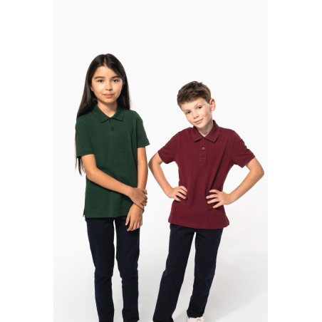 Polo de punto piqué Bio180 infantil