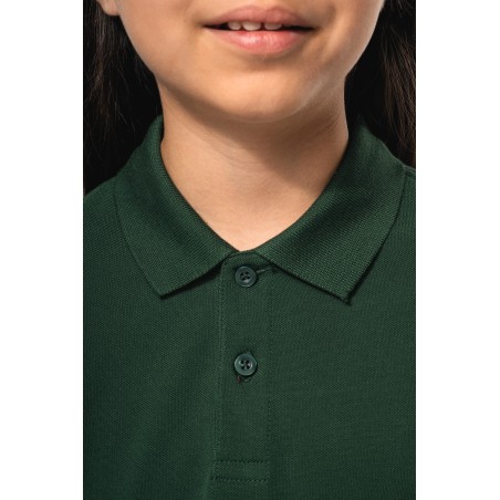 Kids Bio180 pique polo shirt