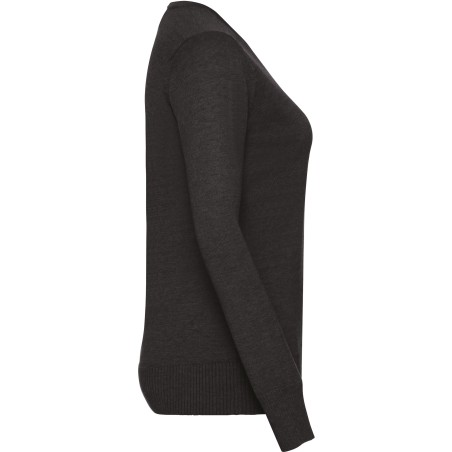 Jersey cuello de pico mujer