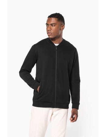 Full zip fleece sweatshirt