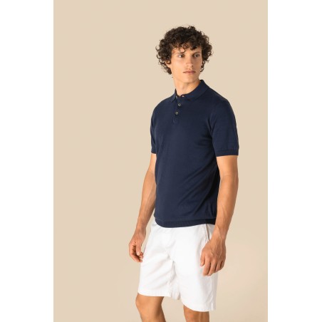 Polo ecorresponsable de punto hombre