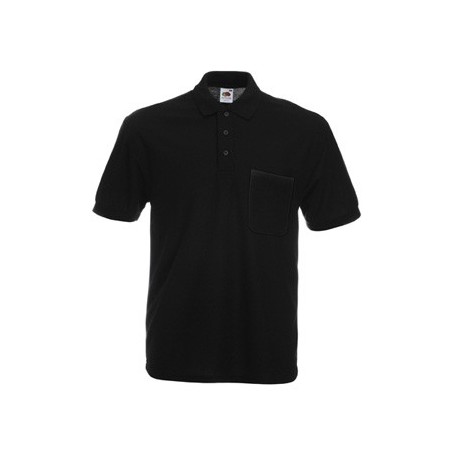 POLO DE MANGA CORTA CON BOLSILLO PIQUÉ