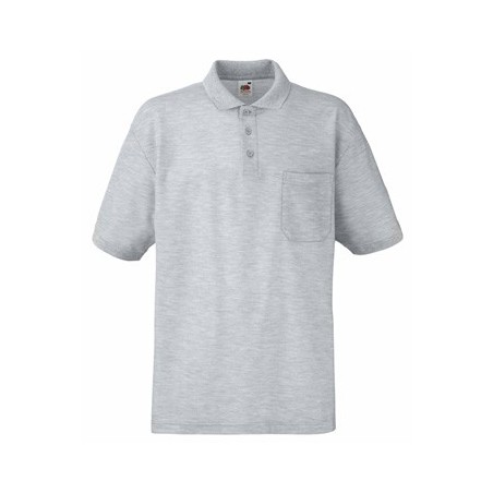 POLO DE MANGA CORTA CON BOLSILLO PIQUÉ