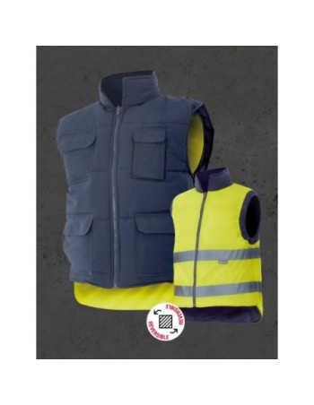 CHALECO ACOLCHADO REVERSIBLE DE ALTA VISIBILIDAD 2