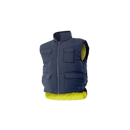 CHALECO ACOLCHADO REVERSIBLE DE ALTA VISIBILIDAD