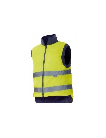 CHALECO ACOLCHADO REVERSIBLE DE ALTA VISIBILIDAD