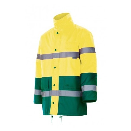PARKA BICOLOR ALTA VISIBILIDAD REFLECTANTE