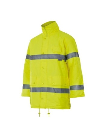 PARKA ALTA VISIBILIDAD BANDAS REFLECTANTES