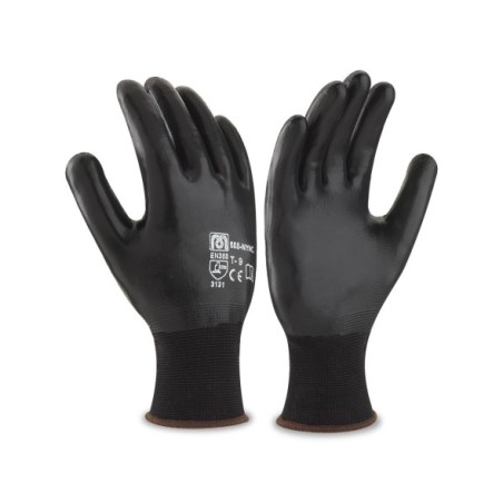 GUANTES DE POLIÉSTER CON RECUBRIMIENTO DE NITRILO