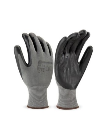 GUANTES DE NAYLON CON RECUBRIMIENTO DE NITRILO