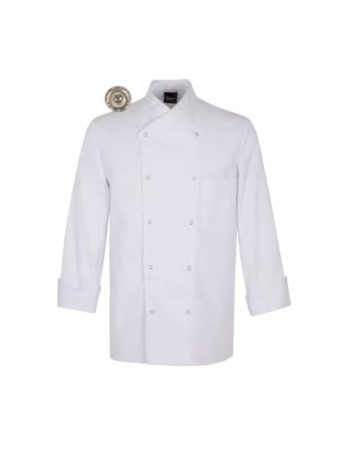 CHAQUETA COCINA MANGA LARGA PRESIONES 2