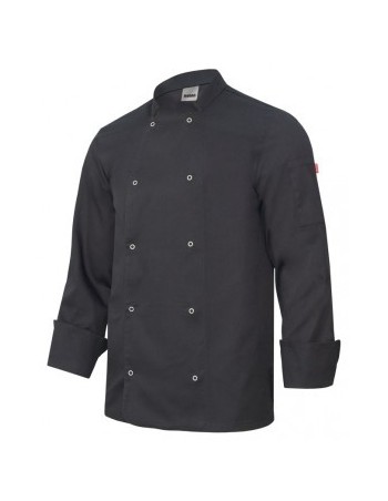 CHAQUETA COCINA MANGA LARGA PRESIONES