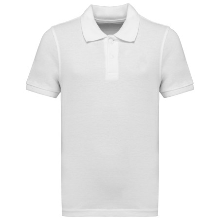 Polo ecorresponsable de punto piqué infantil