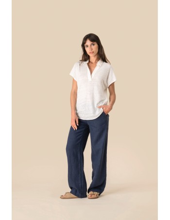 Polo de lino mujer 2